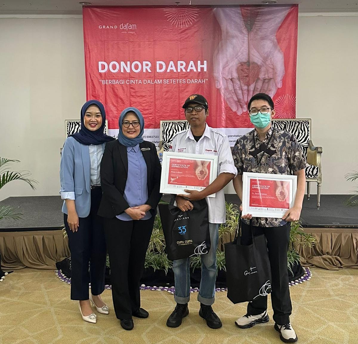 “Young Blood, Big Impact” Grand Dafam Ancol Jakarta Bekerja Sama dengan RS Husada dan Blood 4 Life Indonesia Berhasil Ajak Generasi Muda Donor Darah