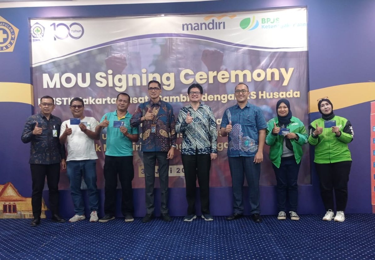 Sinergi BPJS Ketenagakerjaan, RS Husada, dan Bank Mandiri Hadirkan Perlindungan Sosial Gratis bagi 200 Pekerja Informal