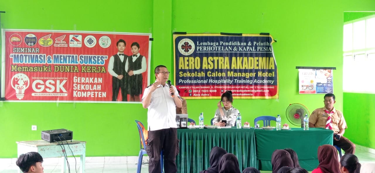 Aero Astra Akademia memberi motivasi & mindset dunia industri ke siswa SMK