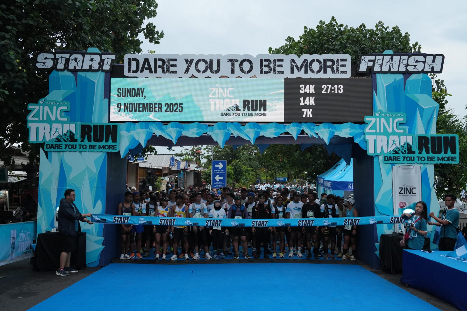 ZINC Trail Run 2025 Sukses Besar di Bali, Ribuan Pelari Taklukkan Tantangan Pantai Pandawa