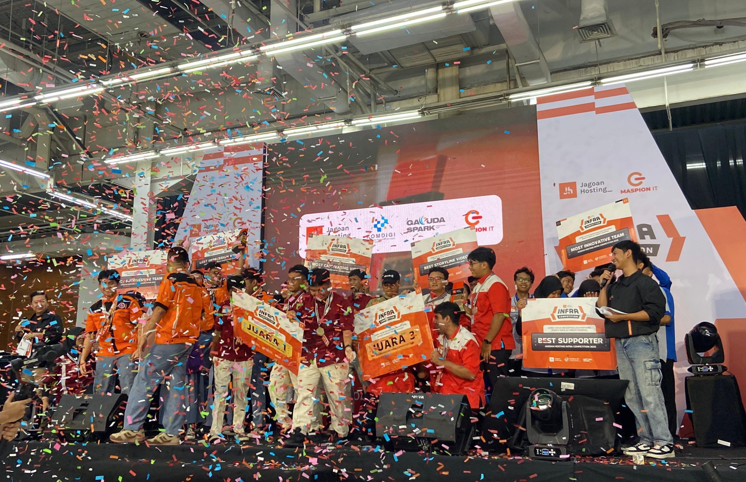 SMK Telkom Sidoarjo Sabet Juara Jagoan Hosting Infra Competition 2025: Bukti Sinergi Siswa dan Guru Ciptakan Website Cloud Inovatif