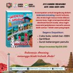Slot Masih Tersedia! Ayo Menulis untuk Antologi Wisata Nasional “Indonesia Amazing!”