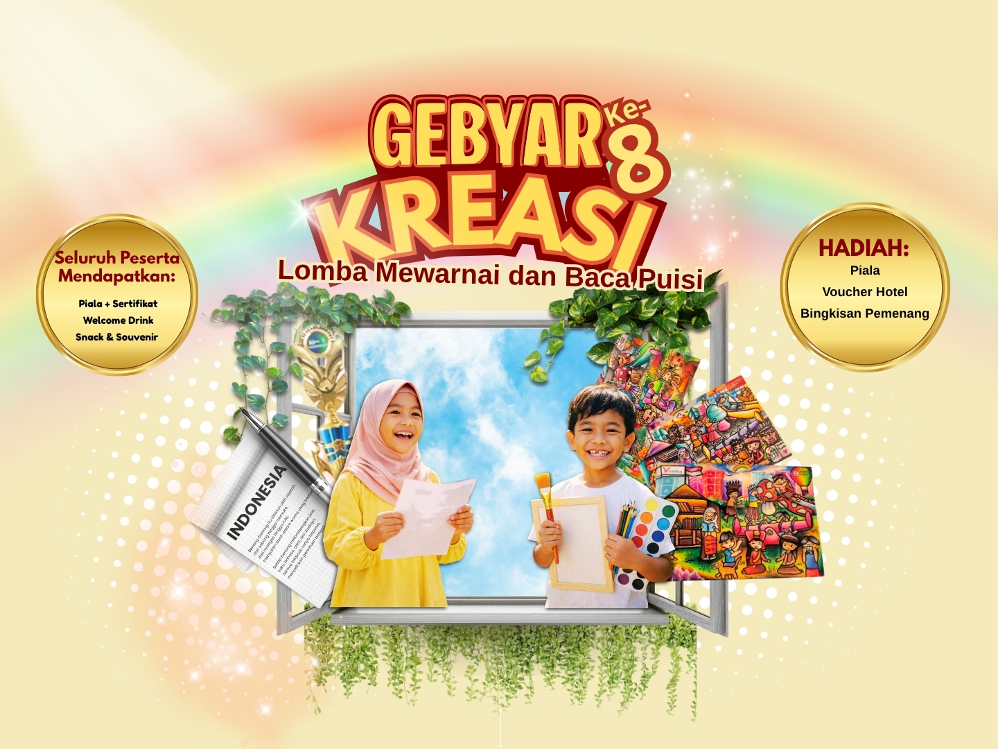 Lebih dari Sekadar Lomba, Gebyar Kreasi Jendela Puspita Jadi Panggung Kreatif Generasi Muda