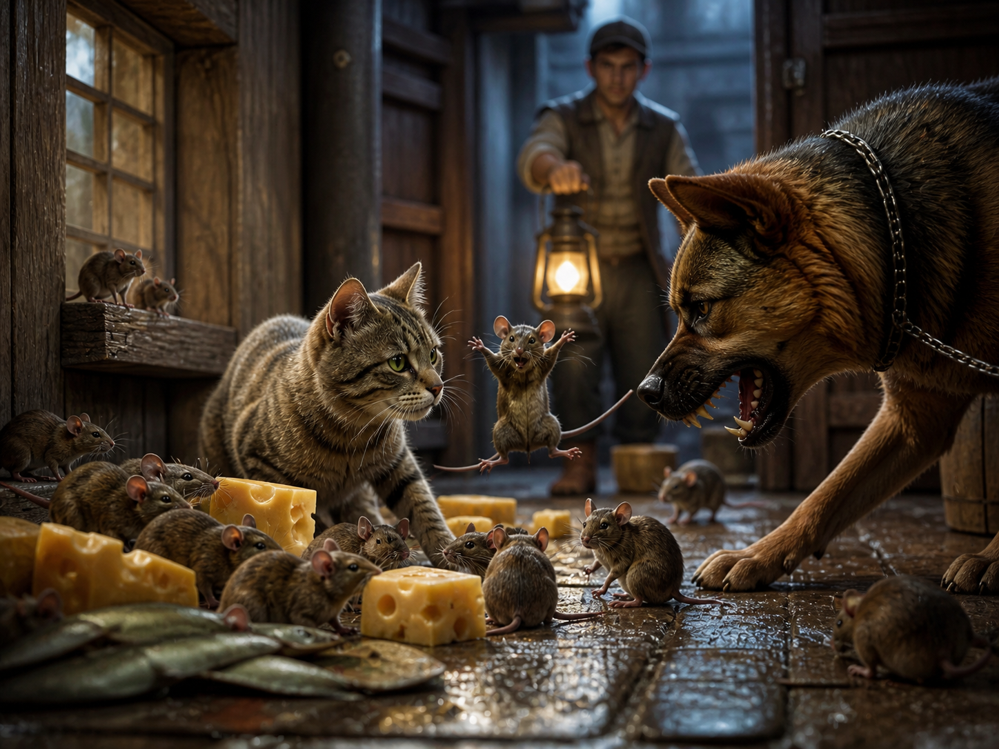 Awal Mula Permusuhan Kucing dan Tikus